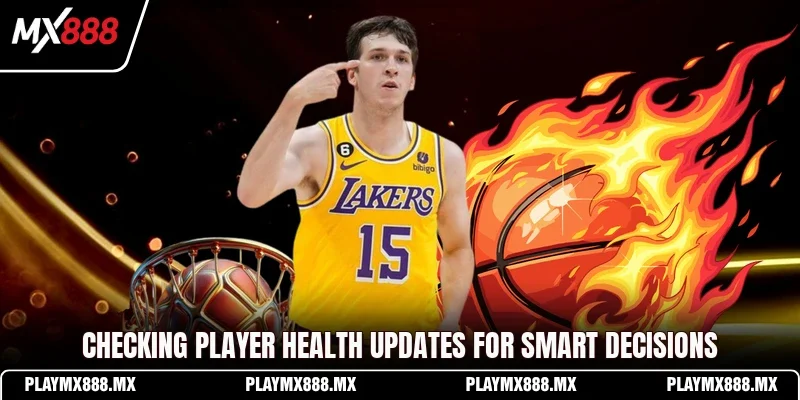 Checking player health updates for smart decisions
