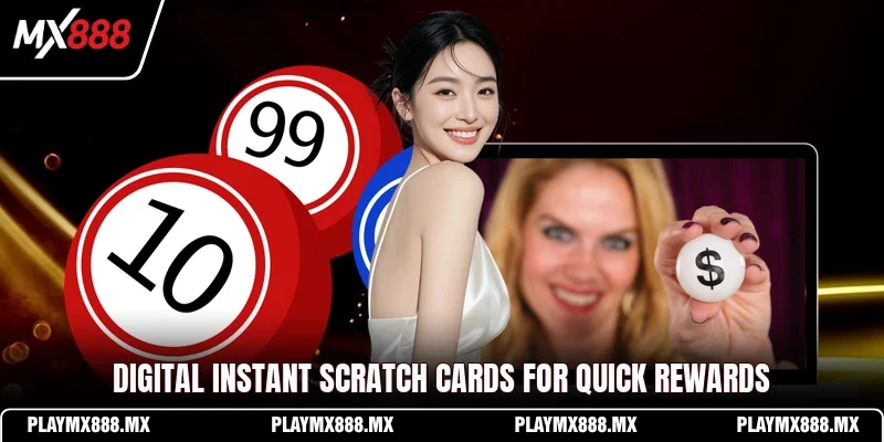 Digital instant scratch cards for quick rewards