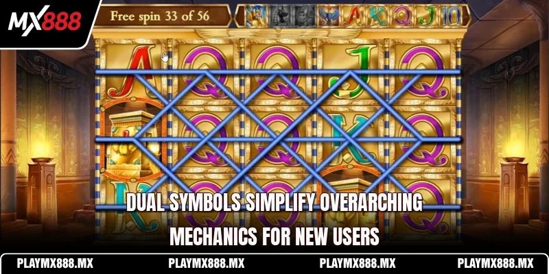 Dual symbols simplify overarching mechanics for new users