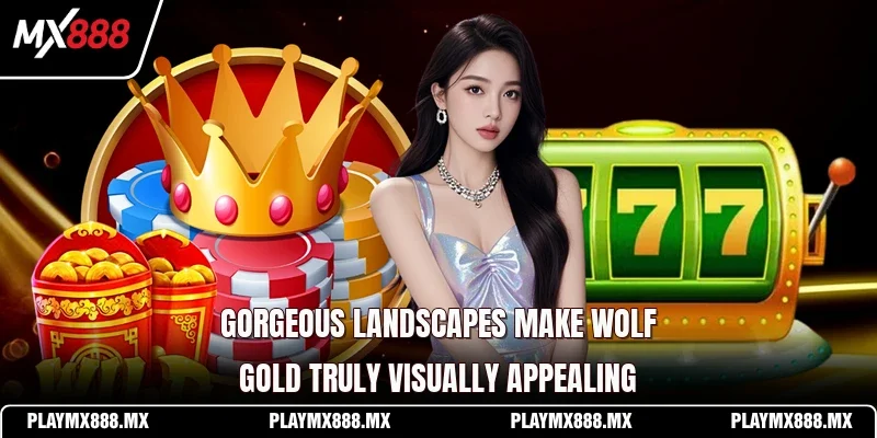 Gorgeous landscapes make Wolf Gold truly visually appealing