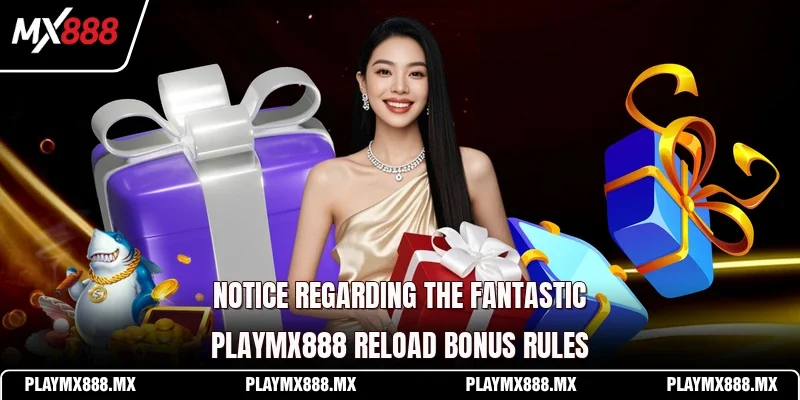 Notice regarding the fantastic Playmx888 reload bonus rules